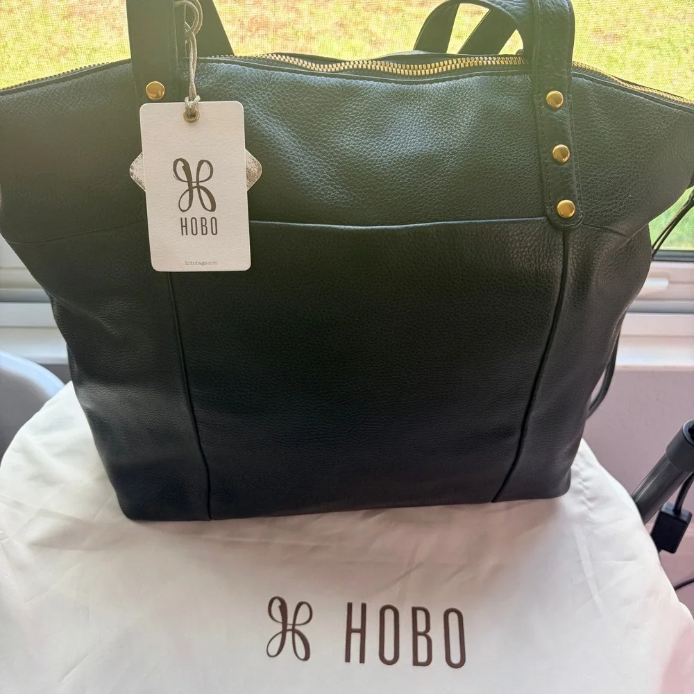 Hobo Dustin Tote Bag OS Black SO-82265BLK